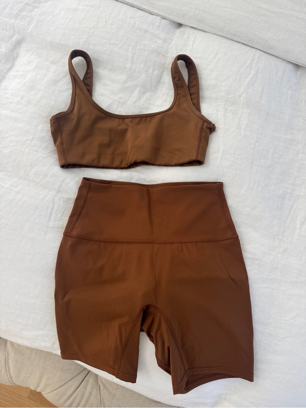 Myko Collective workout shirt & bra set